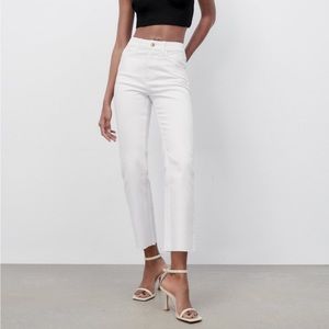 Zara white jeans